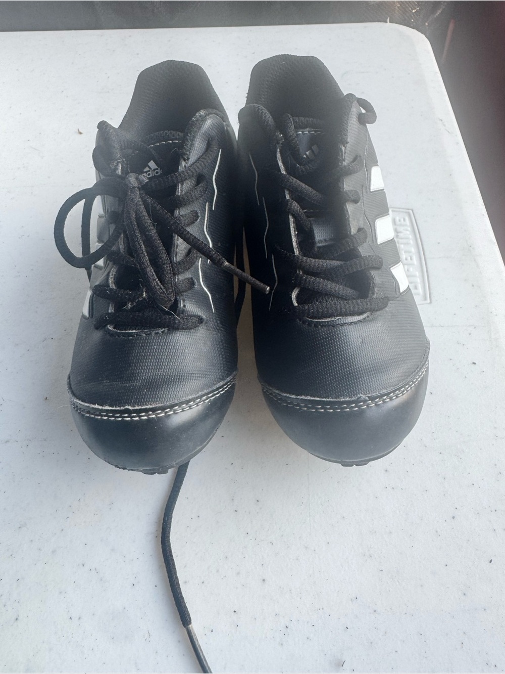 Adidas Kids Black Baseball Cleats